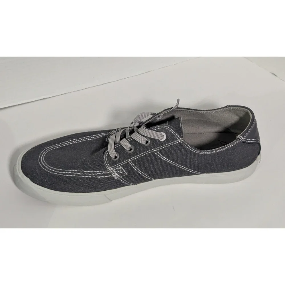 Johnnie-O Santa Cruz Boat Shoe Sneaker Beach Fishing Men's Size 11M Gray